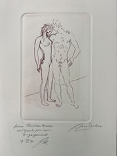 Arno Breker/Farbradierung/