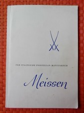 Meissner Porzellan Katalog 1964 Staatliche Porzellan-Manufaktur Meissen 1964 DDR