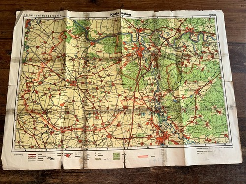 Heimat und wanderkarte kreis - wanderkarte,
