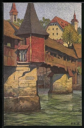 Künstler ernst - künstler-ak,