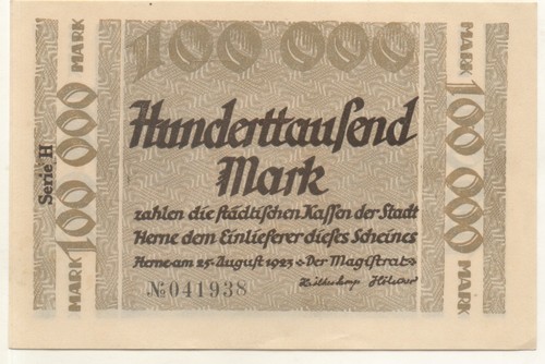Kriegs notgeld herne - kriegs,