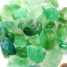 500 g Fluorit grün Rohsteine
