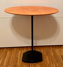 Ovaler Beistelltisch Massivholz Kirsche 39x69x81,5 cm