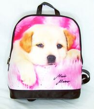 Labrador Welpe Rucksack Tasche Backpack Dog Hund Mario Moreno Pink Neu OVP