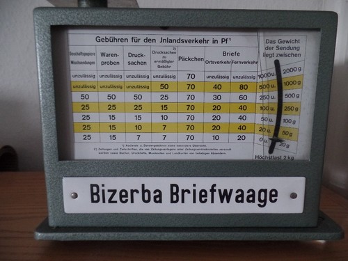 Bizerba briefwaage h29cm - briefwaage,, b