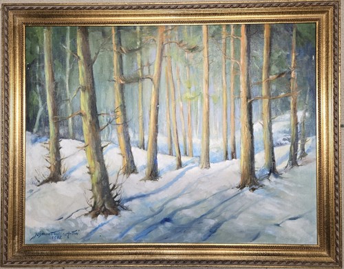 Gemälde landschaft handgemalt