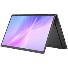 UPERFECT 100Hz 18,5-Zoll Dual-Screen-Monitor 1080P Tragbare Monitore mit VESA  