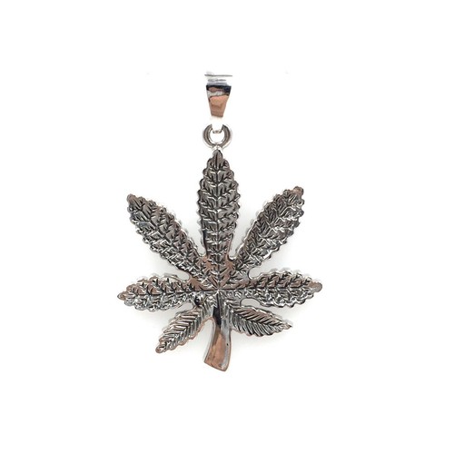 925 silber weed blatt massiv - weed,
