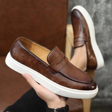 Neu Herren Echtes Leder Schuhe