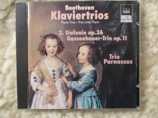 Beethoven: Klaviertrios - 2. Sinfonie op.36 & op.11 - Trio Parnassus - CD