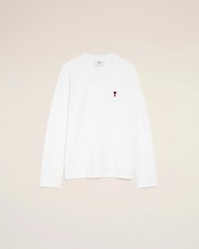 AMI PARIS Pullover L Weiß Herren-Mode / Damen-Mode Original