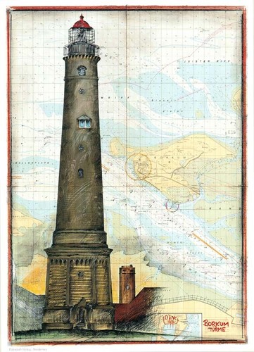 Kunstdruck borkum - kunstdruck, "borkum"