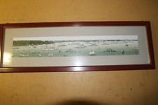 Panorama Bild Foto koloriert