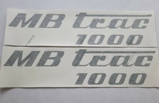 MB-trac 1000 Motorhaubenaufkleber rechts und links