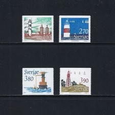 Schweden/Sweden 1989: Leuchttürme **/MNH; Mi.-Nr. 1526-29