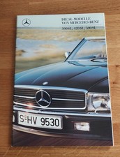 Mercedes R107 300 SL - 420 SL - 500 SL - PROSPEKT (8/1987)