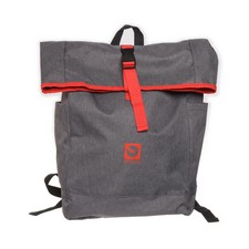 Rucksack, Unisex (Erwachsene), Polyester, Grau/Rot, 40, 12 #gsO