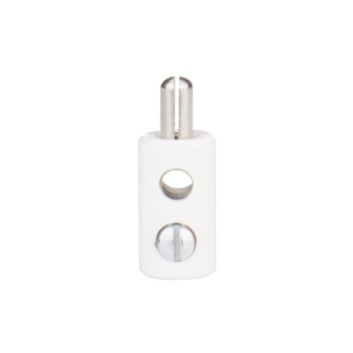 Zwergstecker ø2 6mm weiß - zwergstecker,