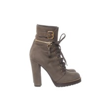 Sergio Rossi, Stiefeletten, Größe: 36 1/2, Grau, Leder, Damen -HSP