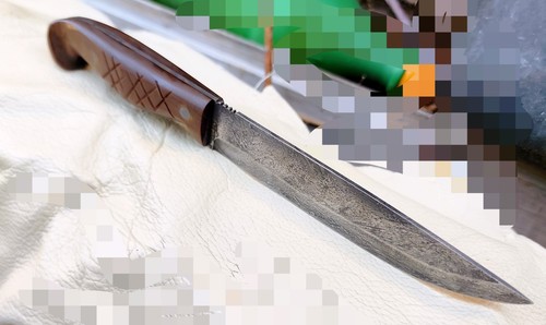 Altes damaskus jagdmesser - altes,