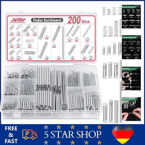 200 stück feder - 200, metall