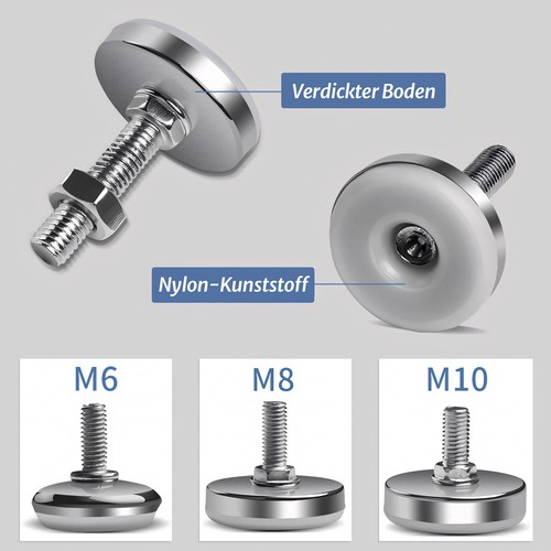 Verstellbare füße m10 - füße, m6