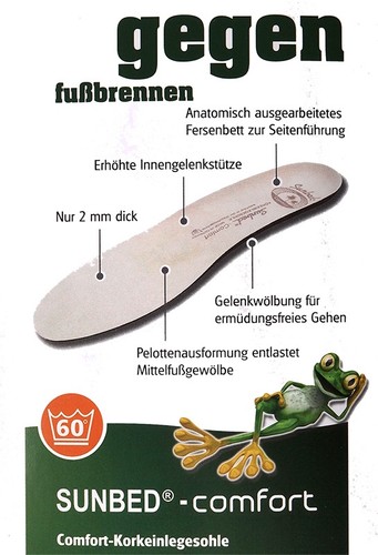 Schuheinlagen sunbed - schuheinlagen, –