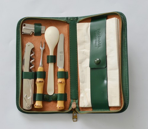 Vintage reisebesteck set - vintage,