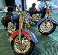 2x Guiloy Motor Custom Classic 1:18 blau Metall Motorrad kein Meisto bburago 