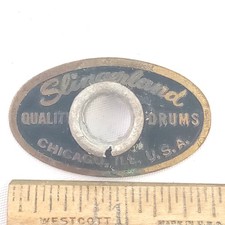 Slingerland Schwarz/Messing