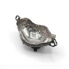 Anbietschale Silberschale auf