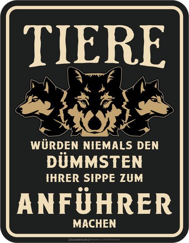 Magnet spruch tiere - -,