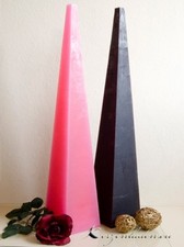 Kerze pyramidenkerze pink - kerze,