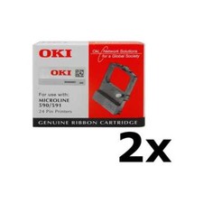 2 x OKI Farbband 09002316