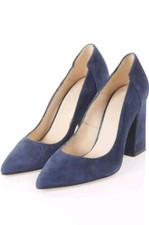 Zign Pumps Damen High Heels Stiletto Peep Toes Gr. EU 36 Marineblau