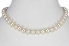 Perlenkette mit 87 Akoya