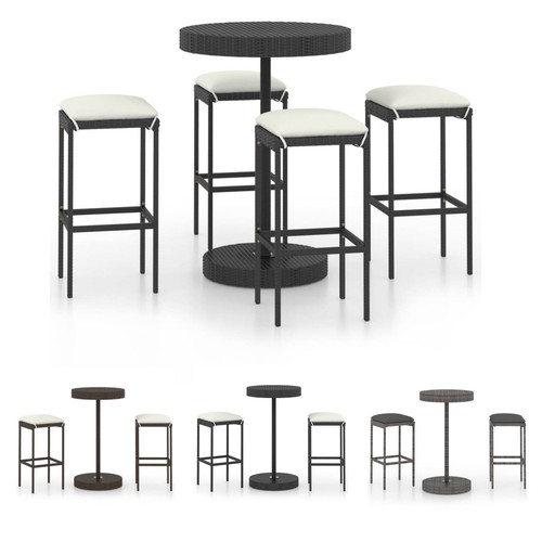 Gartenbar set poly rattan - gartenbar,