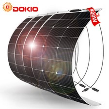 Dokio Solarpanel 400w Flexibel Solarmodule für Wohnmobil Boot Balkon Camping