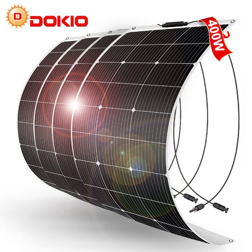 Dokio solarpanel 100w 400w - solarpanel, 4*100w