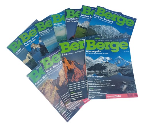 Zeitschriften berge konvulut - berge,