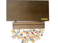 Rummy Spiel I Mit Holz Koffer I Vintage