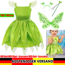 Karneval Fasching Fairy Pixie Prinzessin Kleid Tinkerbell Kinder Mädchen-Cosplay