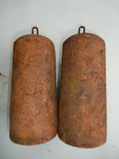 Gewichte . - für Standuhren und Comtoise -1 komplet 2St