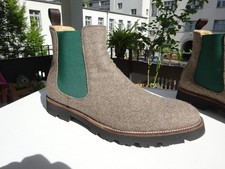 MONACO DUCK München 3005 Chelsea Boots Herr Stiefel Filzwolle Italy Gr.44 f.Neuw