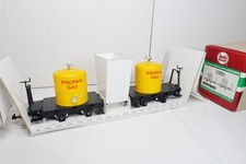 LGB G 40160 Feldbahn-Tankwagen "Propan-Gas" 2-tlg. - TOP + OVP