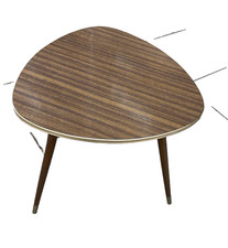 50er 60er Couchtisch Nierentisch Holz Resopal mid century 50s  60s Vintage