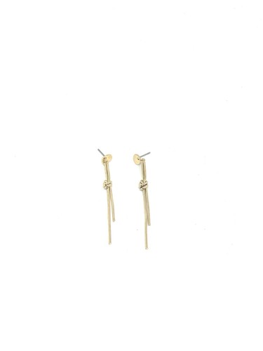 Ohrringe pendant knoten gold - &,