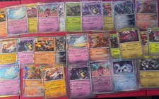 Pokemon Karten Lot - Stürmische Funken - 27 Seltene Karten - Karmesin & Purpur