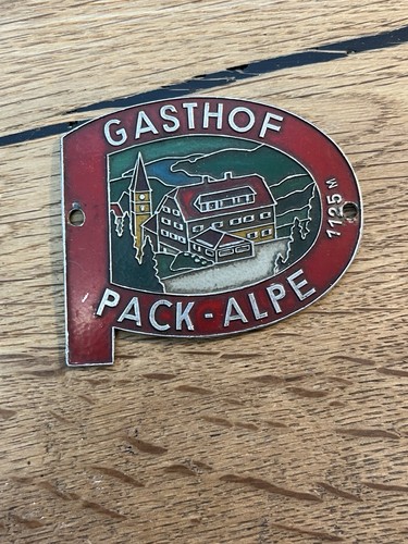 Alte plakette gasthof - gasthof, pack