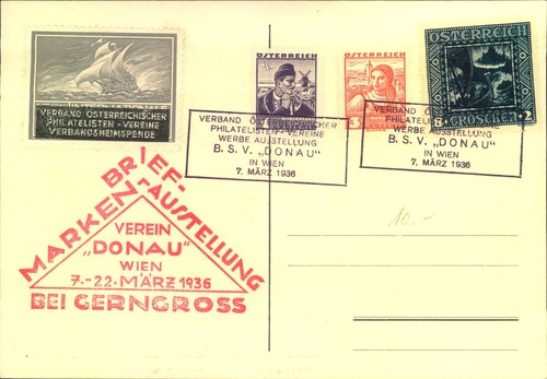 11936 sonderkarte ausstellung - 11936,,